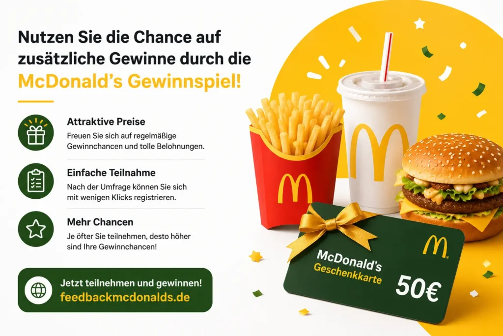 McDonalds-Gewinnspiel